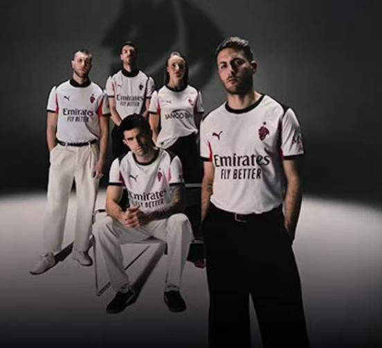 AC米兰202526赛季全新客场球衣荣耀回归