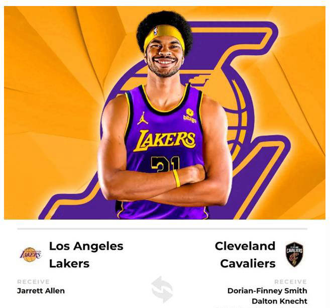 湖人4年11亿争取中锋,能有效防守约基奇与东契奇挡拆