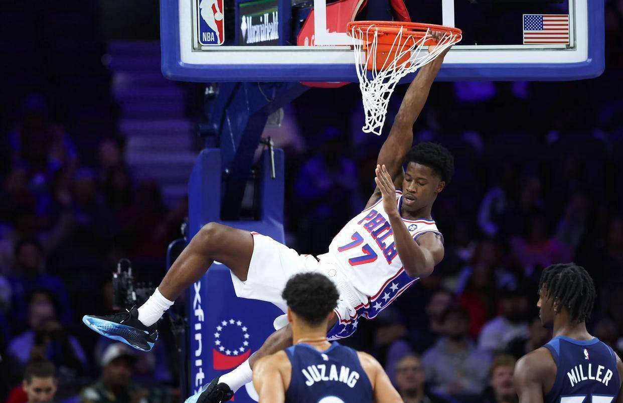 费城76人探花新星崭露头角，首秀狂砍34分创队史纪录