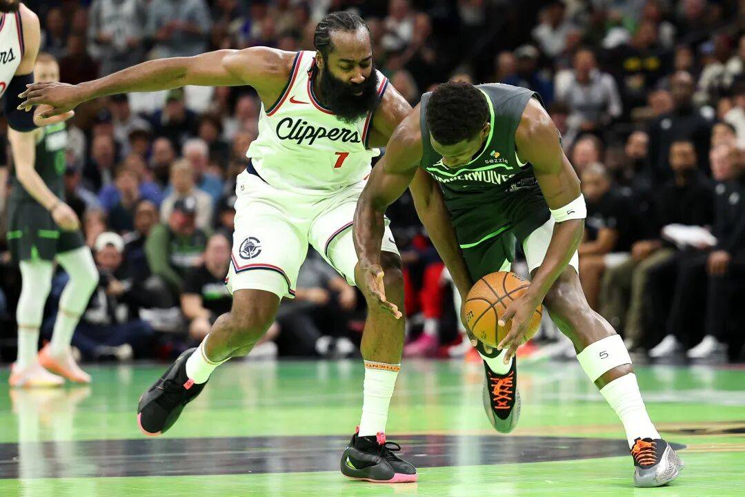 炸裂！爱德华兹+哈登！森林狼无敌了