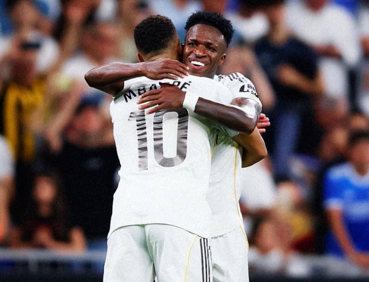 皇马双星维尼修斯和姆巴佩联袂破门！姆巴佩10场14球引领球队胜利